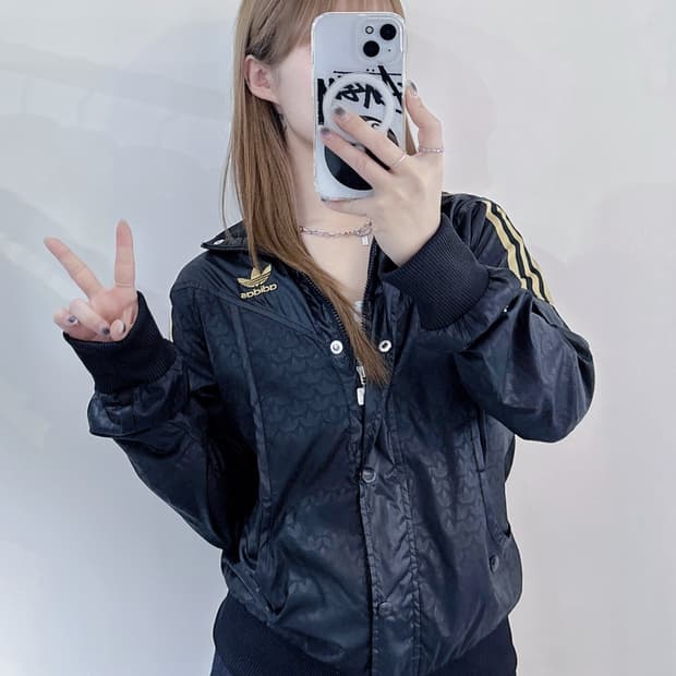 아디다스 검골 삼선 바람막이