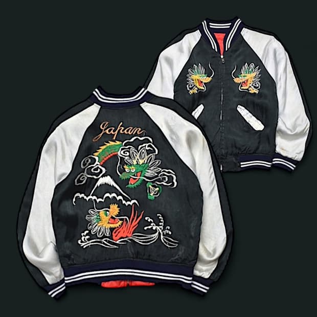  40S 오리지널 스카쟌 수베니어 자켓 N128