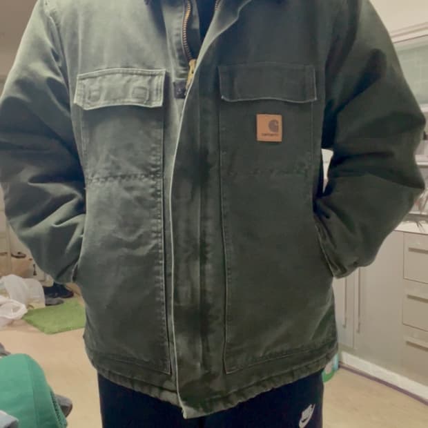 칼하트 C26 L mos 모스그린 샌드스톤 A148 후드 세트