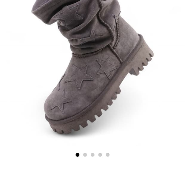 [PLZPROJEC xYASE]NOVA SLOUCHY BOOTS 챠콜 M