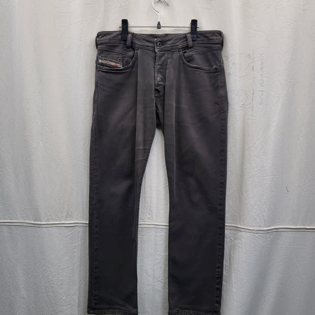 디젤 블랙 데님 팬츠
