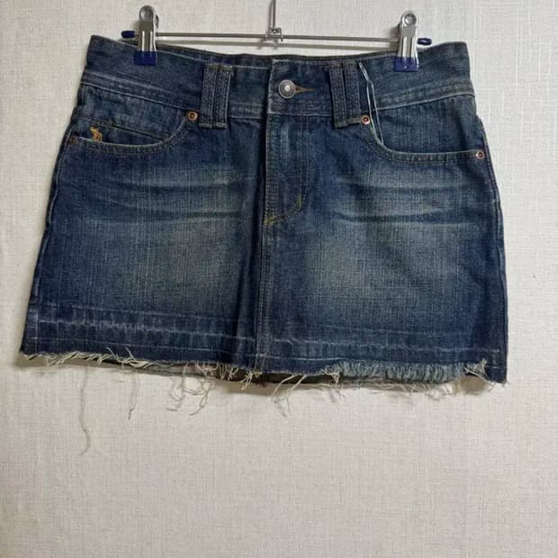 Abercrombie & Fitch 데님 미니 스커트 