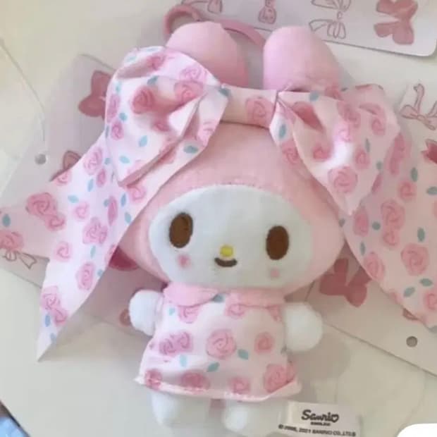 정품 마이멜로디 50주년 리본시리즈 키링