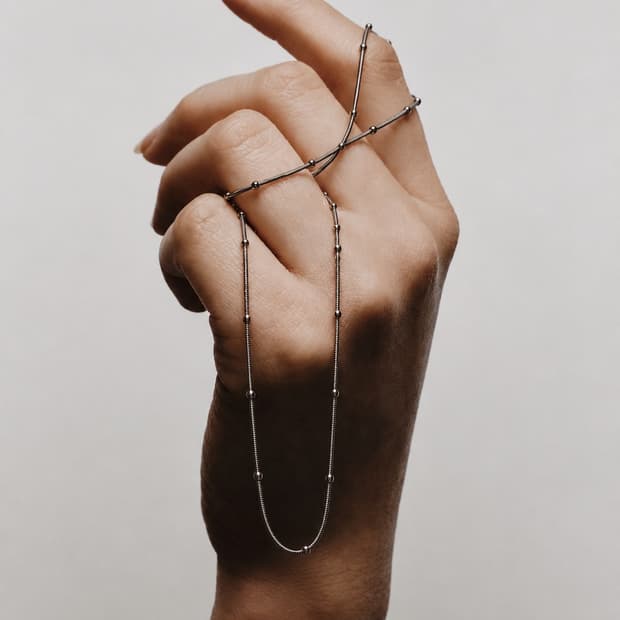 ( ✨ 누적 판매 250개 )Line Drop Necklace