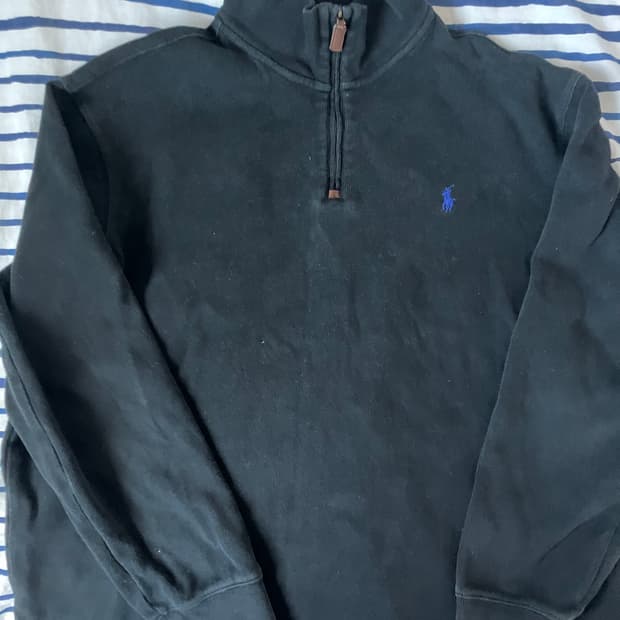 폴로랄프로렌  xl 반집업 블랙