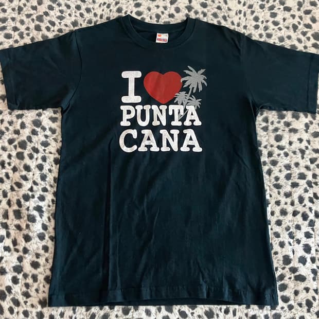 Solar 솔라 I Love Punta Cana 티셔츠 M 구제 빈티지