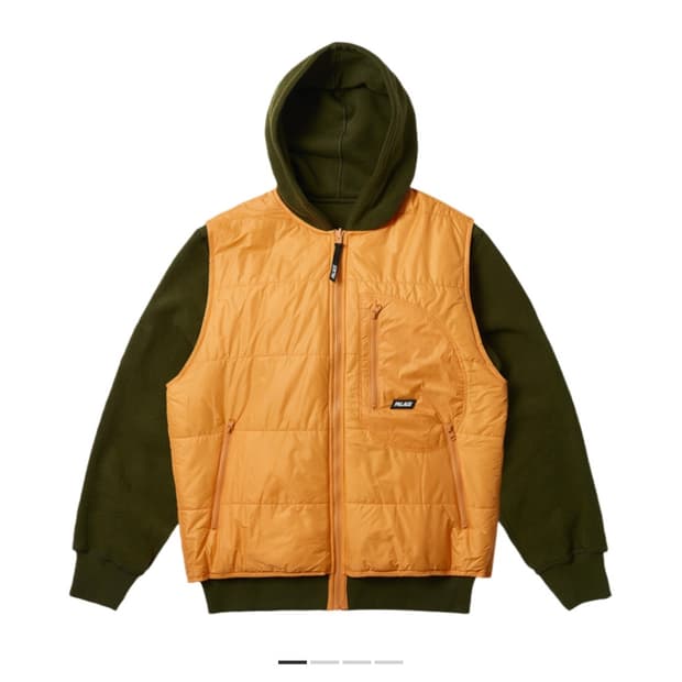 [XL]팔라스 리버시블 베스트 후드 딥 그린