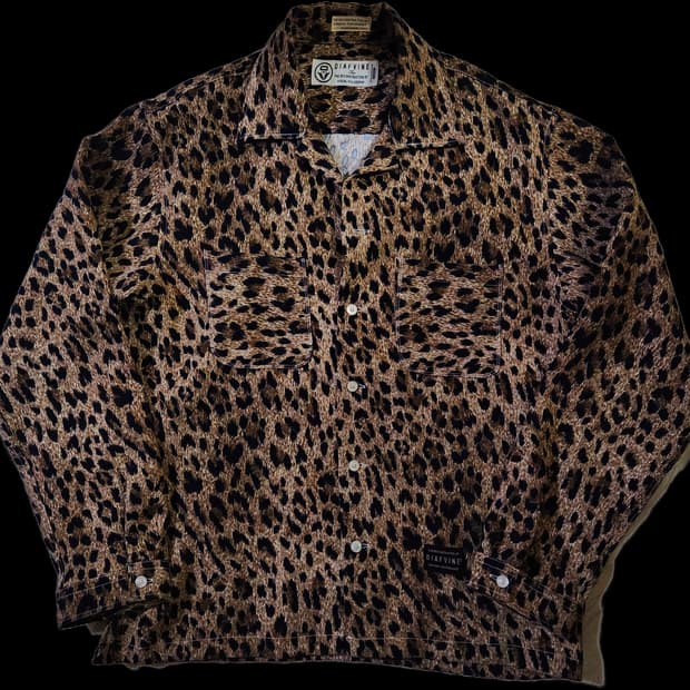 디아프바인 레오파드 셔츠. 호피/사카이/비즈빔/