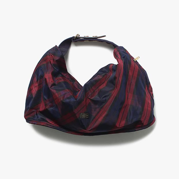  PORTER "Check Tote Bag"