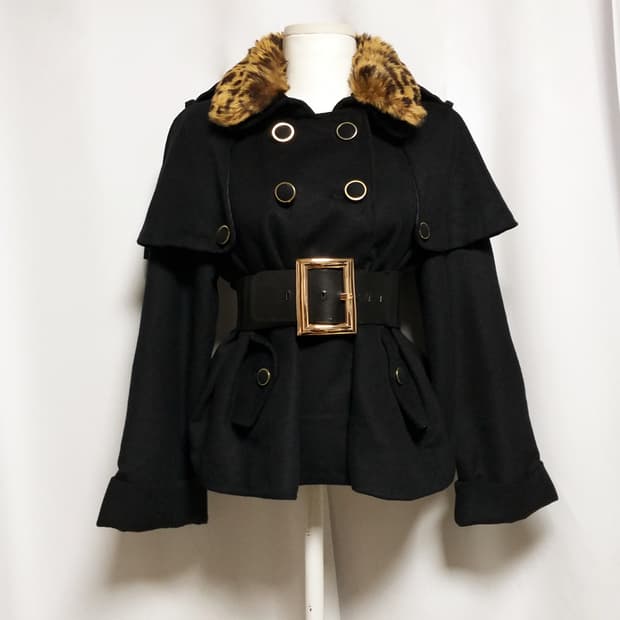 빈티지 코트 y2k자켓 오네갸루 긱시크 고스펑크 그런지 로맨틱 공겜여주