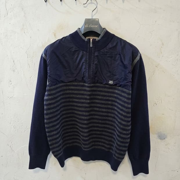 SEBASTIAN 골프 남성 반집업 니트 100