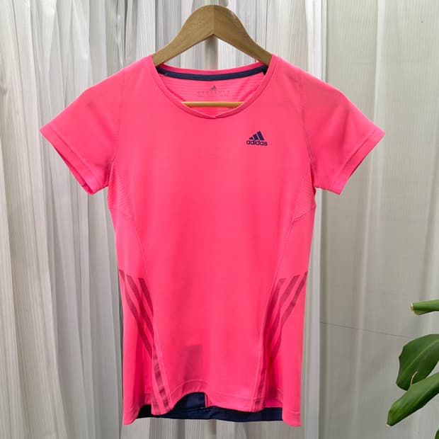 아디다스 ADIDAS 슬림핏 기능성 반팔 티셔츠 1556