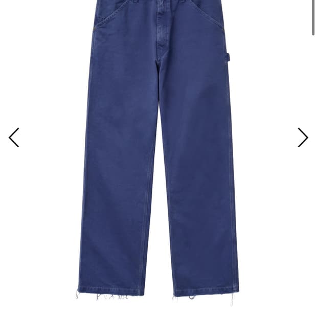 (구매글) CUT OFF CARPENTER PANTS (BLUE) M