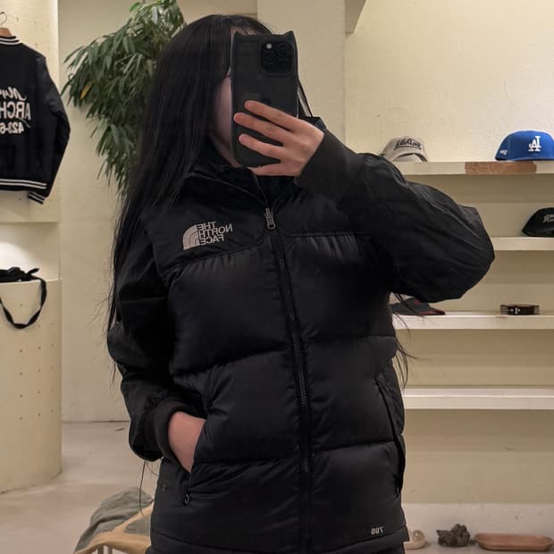 노스페이스 레트로 눕시 블랙 푸퍼 다운 베스트 U113