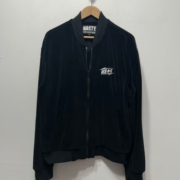NASTY 남성 벨벳 봄버자켓 M 