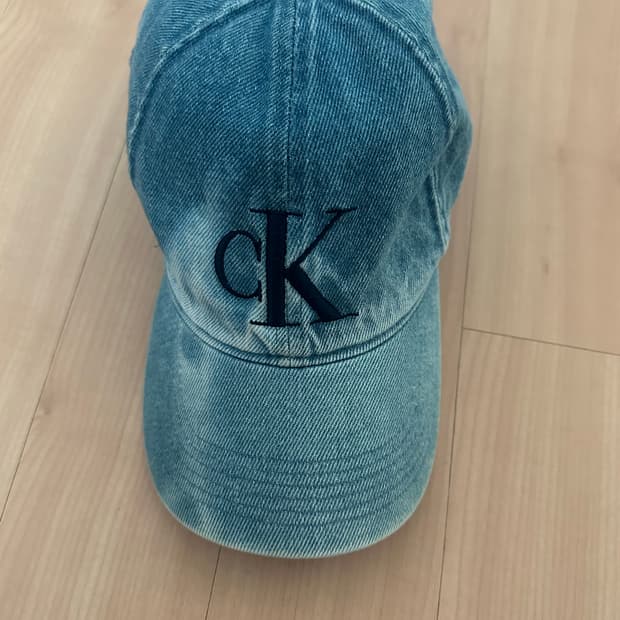 캘빈클라인 볼캡 데님 모자