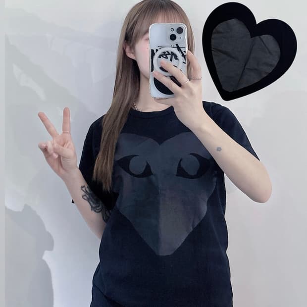 꼼데가르송 빅로고 반팔