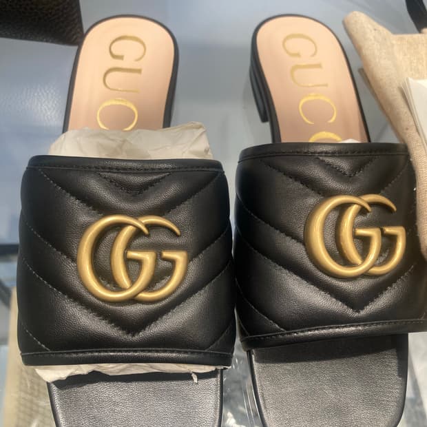 구찌 슬리퍼 마몽 팔아요 36