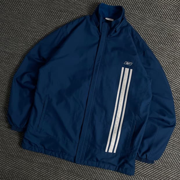 90s 리복 클래식 올드스쿨 빅로고 디테일 바람막이 y 3442