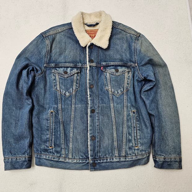 M 리바이스 쉐르파 데님 트러커 자켓