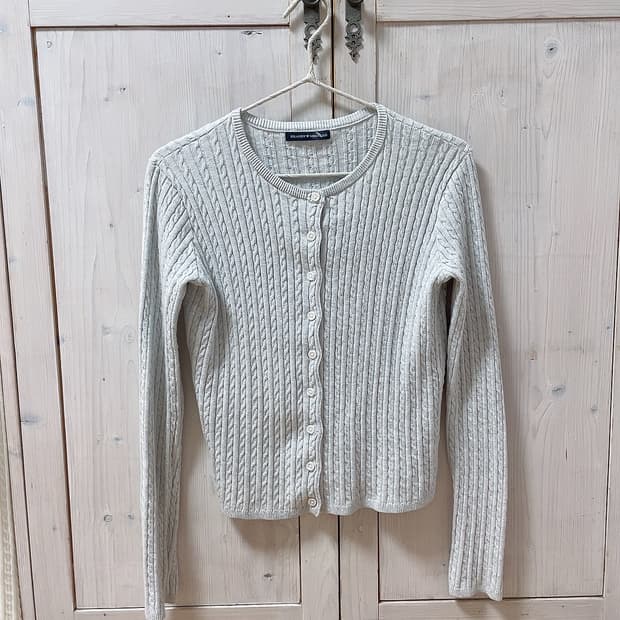브랜디멜빌 조이 그레이 케이블 가디건