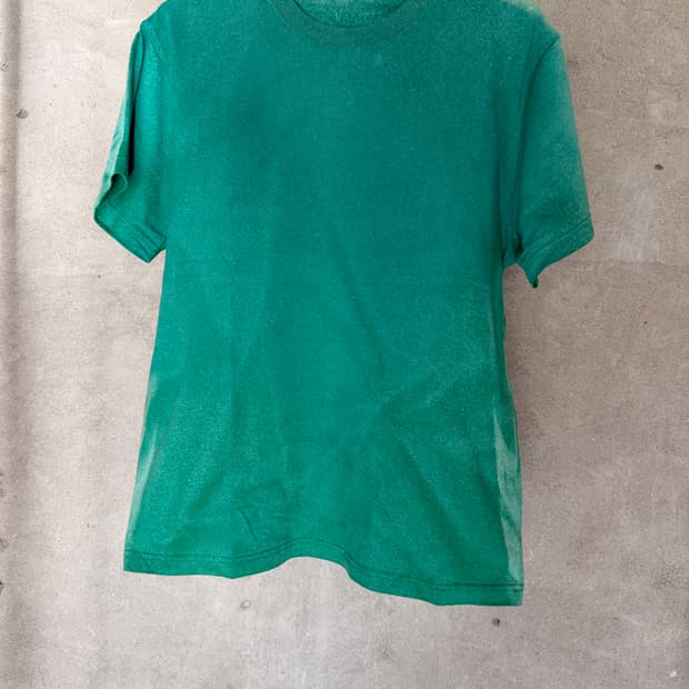 HAND-FADED GREEN T-SHIRT