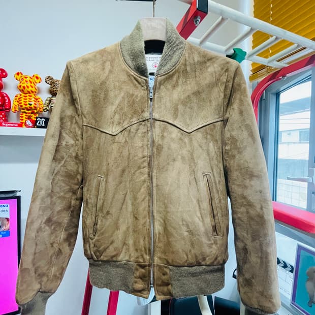 리얼스웨이드 자켓 웨스턴 스웨이드