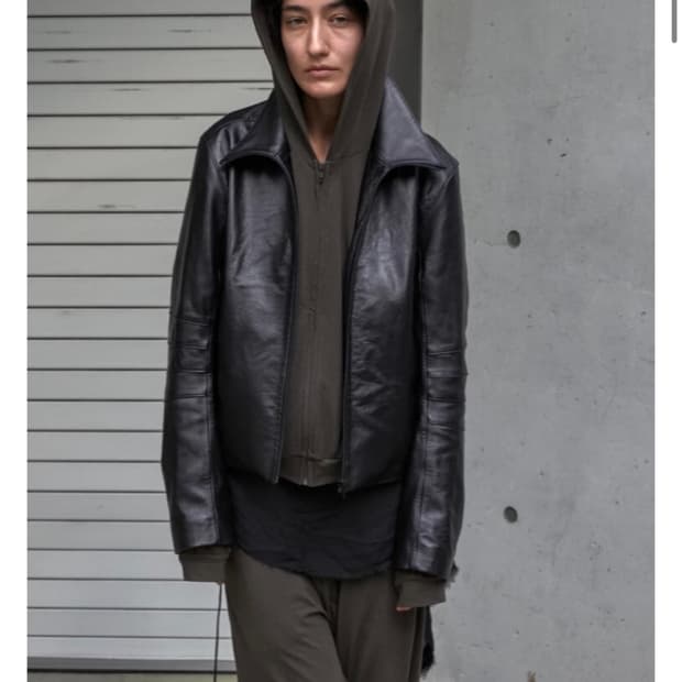 머듈 어펜딕스 레더자켓 블랙 3size 새상품