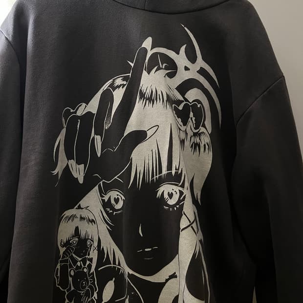 빈티지 애니메이션 후드집업