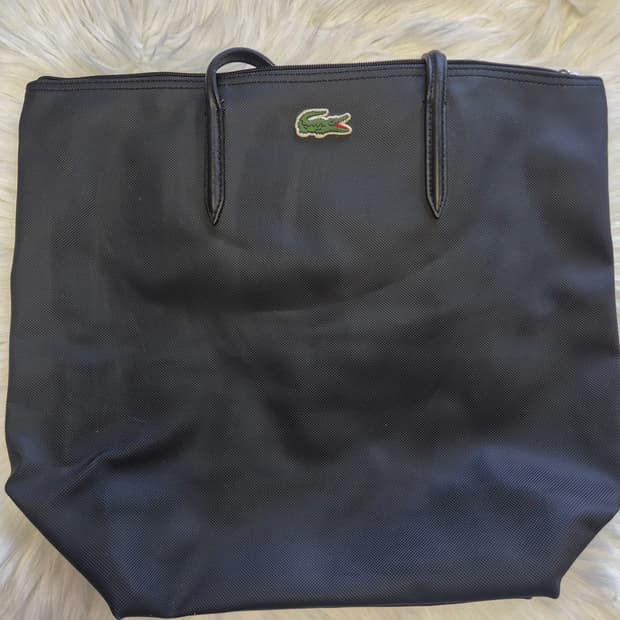 라코스테 블랙 토트백 쇼퍼백#최상급#
