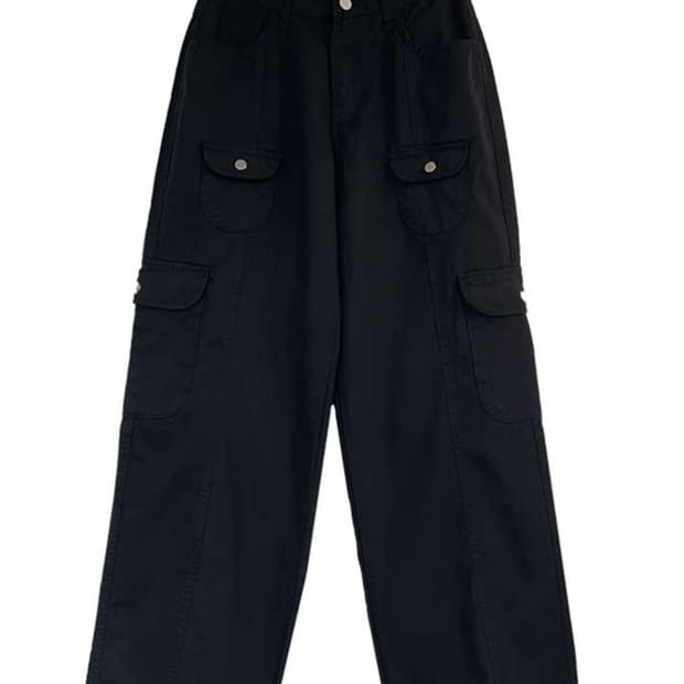 애즈온 디토 카고팬츠 블랙