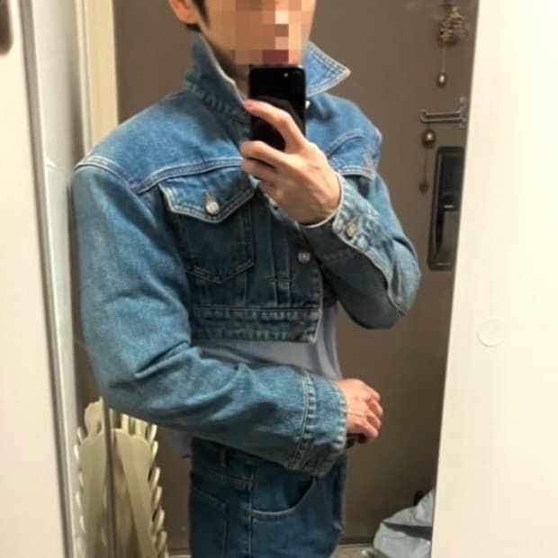 Juun.J 준지 크롭 데님자켓