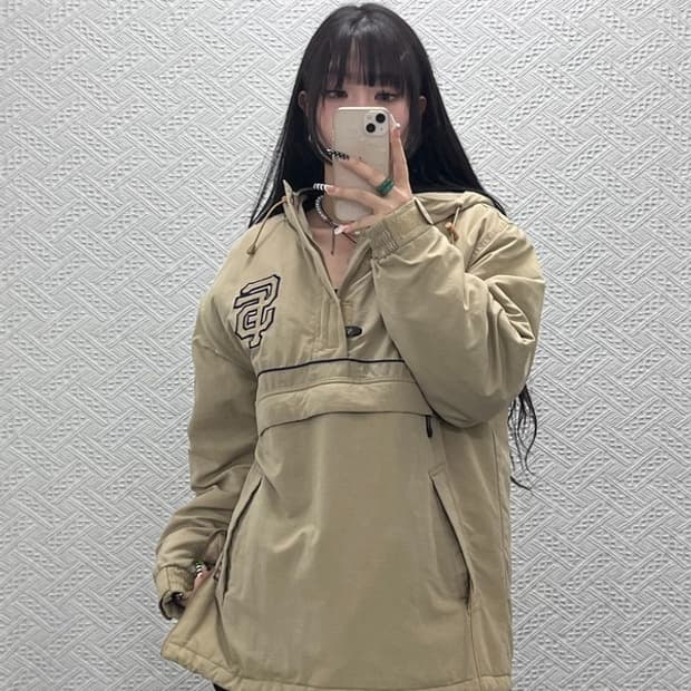 WWS 올드스쿨 빈티지 자이언츠 누빔 아노락 자켓 110 C10642