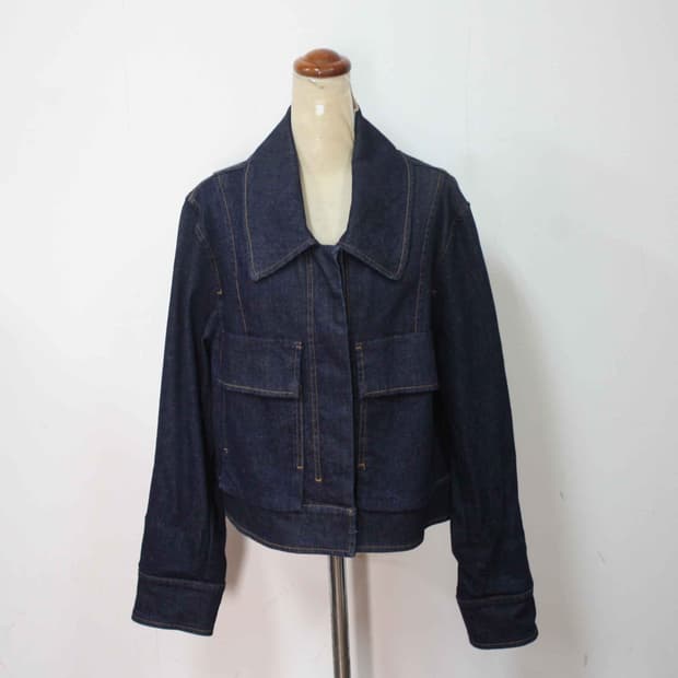 C-22/COS 정품 여성용 크롭 청자켓 95