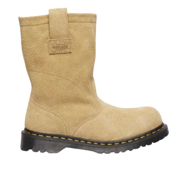 (280)닥터마틴 x 스투시 2295 데콘 샌드 헤어리 스웨이드 부츠 탄