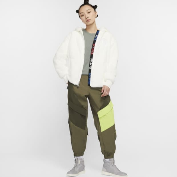 새제품) 나이키 조던 파리 생제르망 플리스 봄버 자켓  S(55)