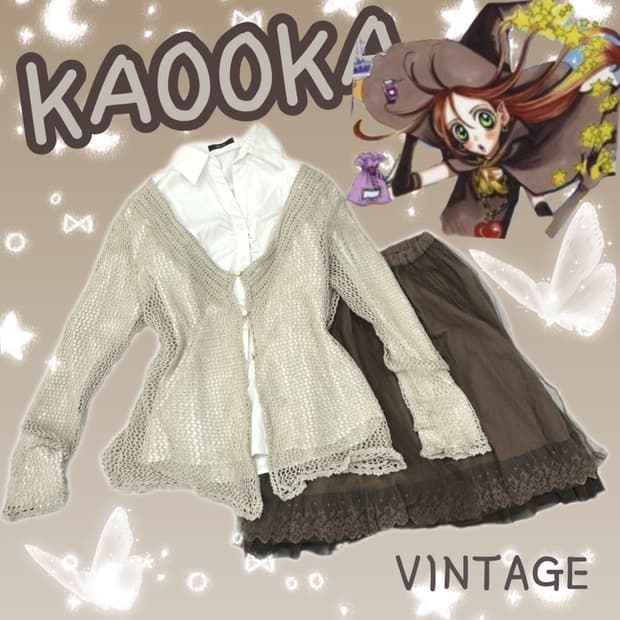 🥀쇼콜라의 마법사 코디세트 🥀고갸루 페어리 캐캐체 라떼갸루 레이스