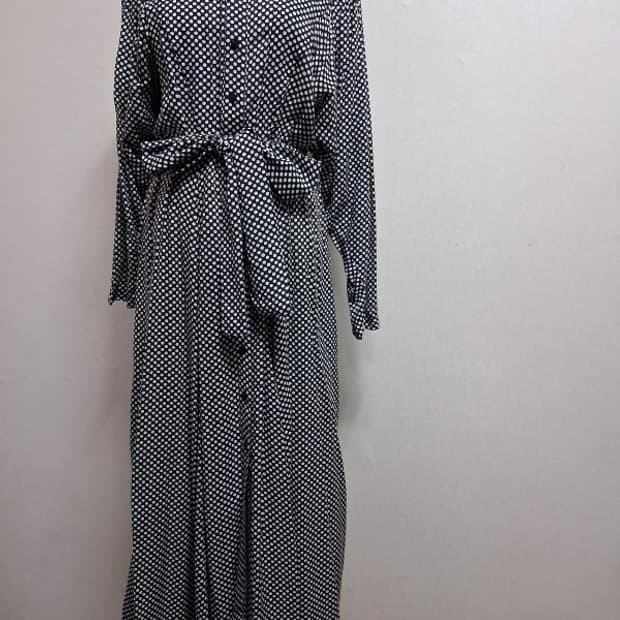 일본빈티지 에이치앤엠  H&M 도트 롱원피스 55 