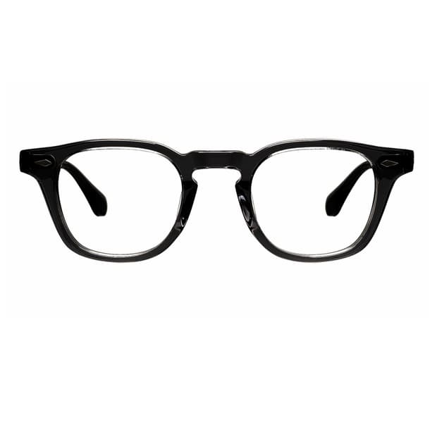 45사이즈의 다크그레이 스모크 안경