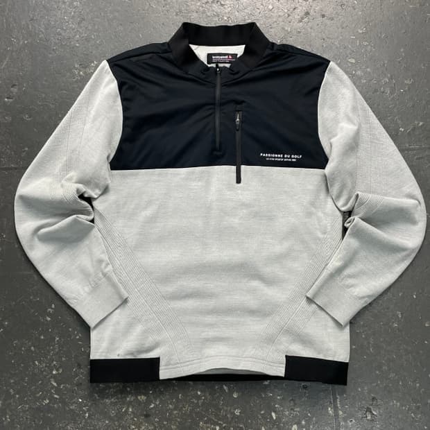 100 르꼬끄 골프 방풍 풀오버