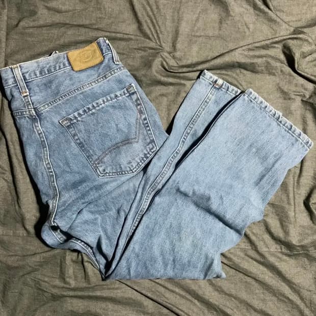 Regular fit Blue Denim Pants