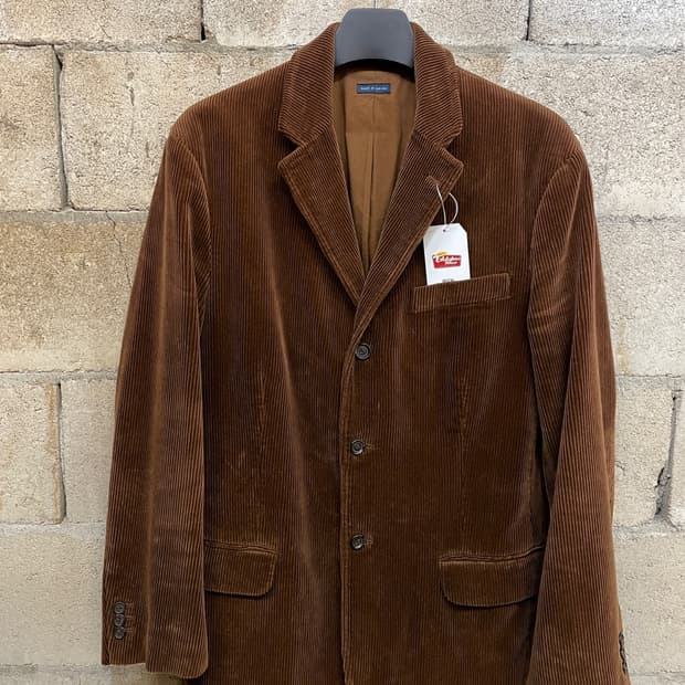 폴로 랄프로렌 브라운 코듀로이 블레이저 자켓 