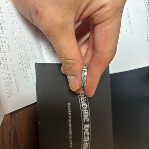 크롬하츠 퍽유링3mm us5.5