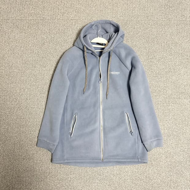 디스커버리 플리스 기모 후드집업 100