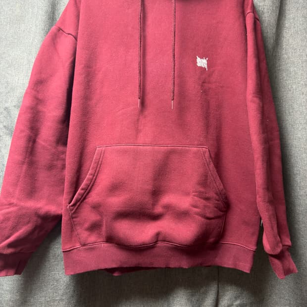 브라운브레스 버건디 기모후드티 판매합니다