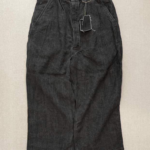 Kaval Sumi Dyed Linen Over Pants 2