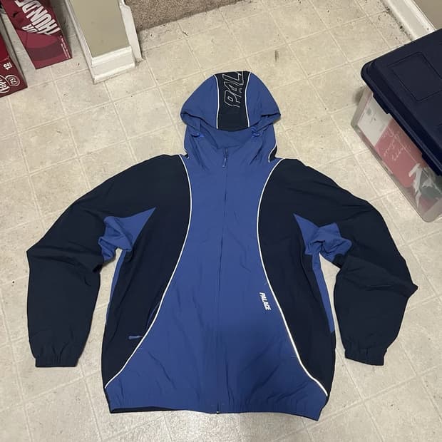 23FW 팔라스 폰트 집 쉘 자켓 블루