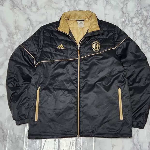 아디다스 AC 밀란 10-11 퀄팅 점퍼 자켓