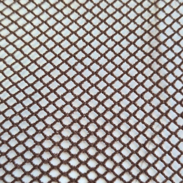 marie claire PARIS 브라운 촘촘 망사 팬티스타킹