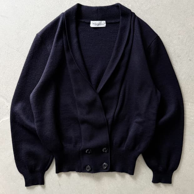 Vintage Women's Pure Wool Knit Cardigan